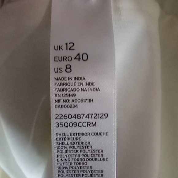 Topshop white beaded rompers size 12 - Picture 10 of 10